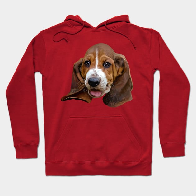 Basset Hound Dog Hoodie by thedailysoe